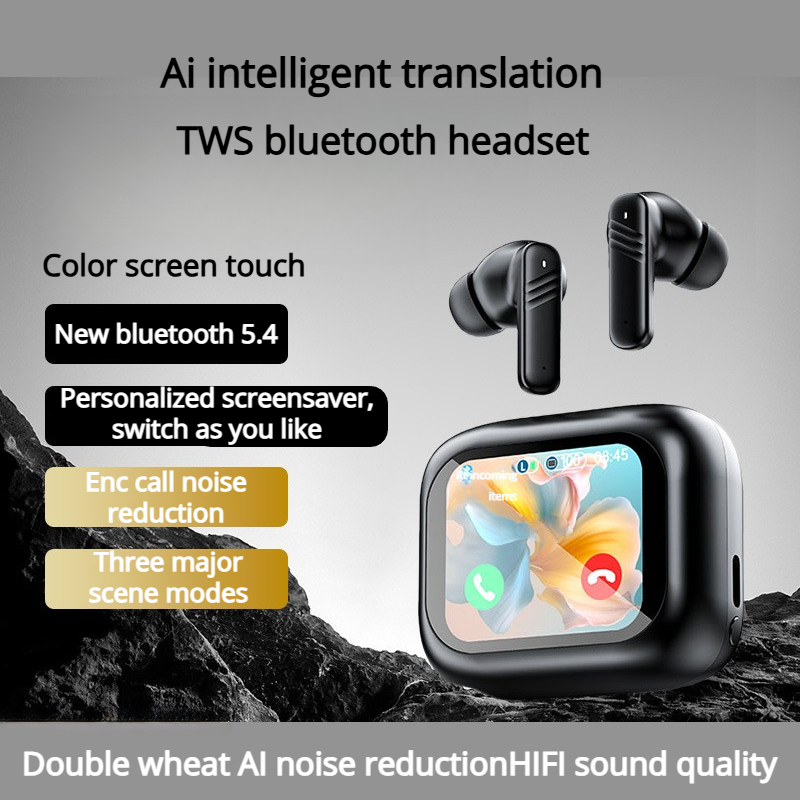 سماعات أذن داخلية بشاشة لمس كا - مراجعة Noise Cancelling Headphone وسعره