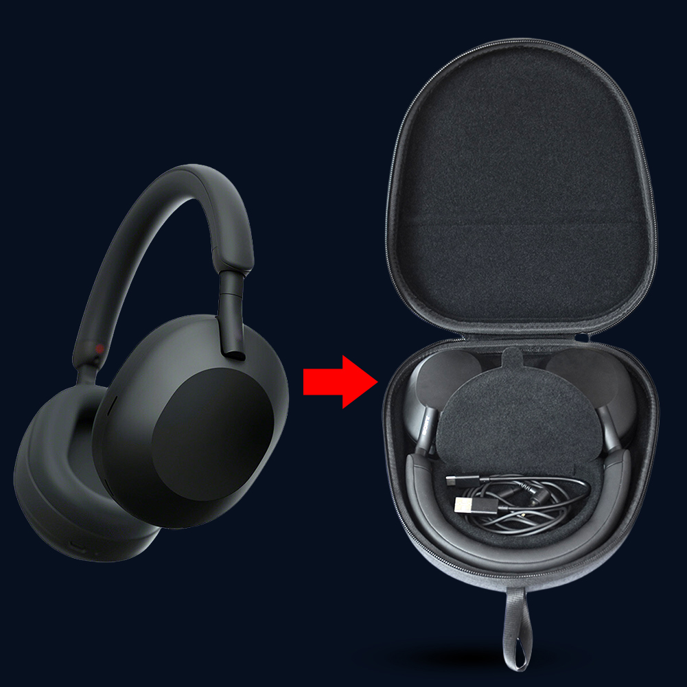 حقيبة حمل صلبة مقاومة للصدمات، - مراجعة Headphone Case Hard وسعره