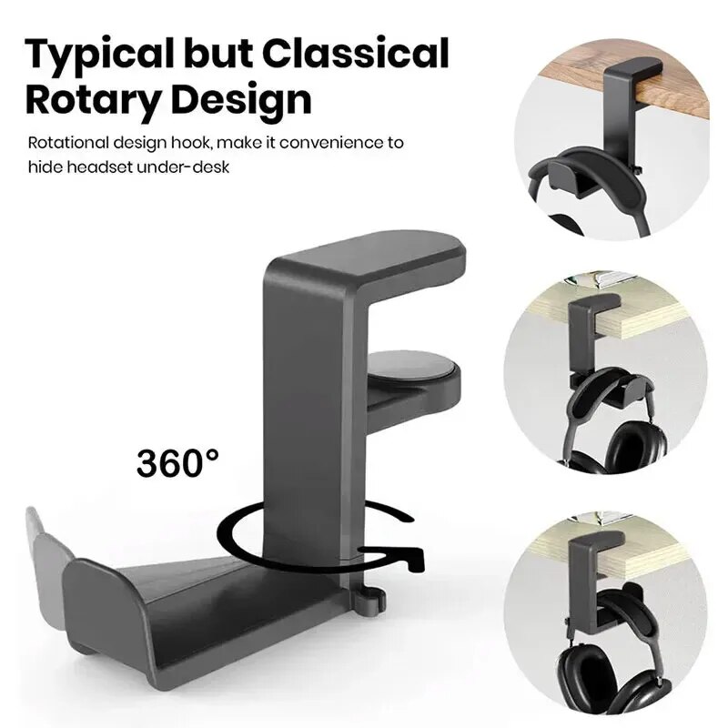 حامل سماعات ألعاب عالمي قابل ل - مراجعة Headphone Stand Desk وسعره